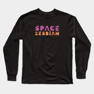 Space Lesbian Long Sleeve T-Shirt